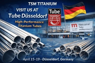 Almerca Titanium exhibiting high-performance titanium products at Tube Düsseldorf