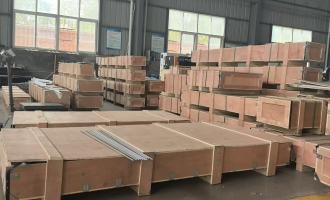 Aerospace titanium sheet project — delivery batch