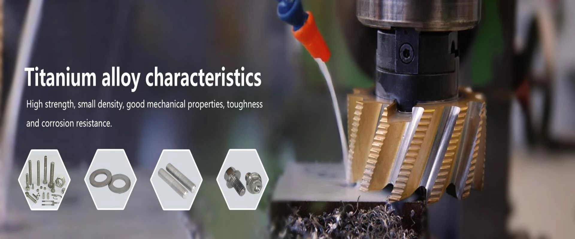 Grade 5 titanium fasteners bolts and nuts for aerospace and marine use